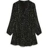 Vero Moda Robe de cocktail 'VMHOLLY' gris clair / noir