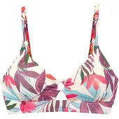LASCANA Hauts de bikini écru / vert / mûre / framboise