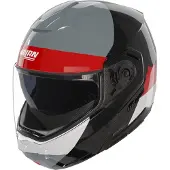 Nolan Casque modulable N90-3 06 Blocco, noir/blanc/rouge, L (60)