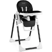 Nukido Chaise de salle à manger pour enfants avec table Belo noir