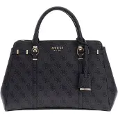 GUESS Sacs à main 'Leona Logo Mulit Comp Satchel' gris foncé