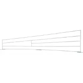 Trixie Grille de protection des vitres inclinée blanche x 2