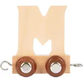 Small Foot - Holzbuchstabenzug - M - 12 Teile
