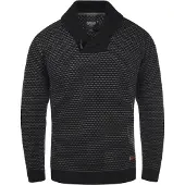 INDICODE JEANS Pull-over 'Copent' gris / noir
