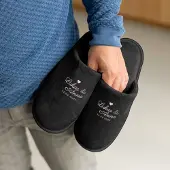 Yoursurprise Chaussons personnalisées - Noir - 43-46