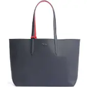 Lacoste Cabas 'Anna' bleu marine / rouge / argent