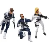 Hasbro Zestaw 3 figurek Captain America Marvel Legends - S.H.I.E.L.D. (Dum Dum Dugan, Nick Fury Jr., Sharon Carter)