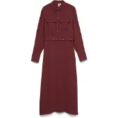 Vero Moda Robe 'VMJAFRAN' rouge foncé