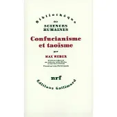 Gallimard Confucianisme et taoïsme