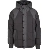 Brandit Veste d’hiver 'Garret' gris / noir