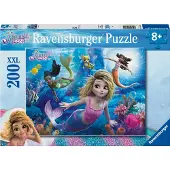 Ravensburger - Puzzle pour enfants - 200 pièces XXL - Le monde magique des sirènes suprêmes - À partir de 8 ans - 12004322