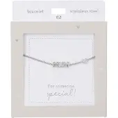 Depesche Bracelet argenté « Heart of Gold » pour femme - Bijou cadeau