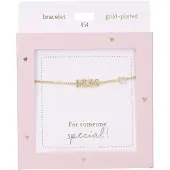 Depesche Bracelet « Heart of Gold » doré pour femme - Cadeau