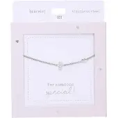 Depesche Bracelet argenté « Heart of Gold » avec croix - Bijoux pour femmes