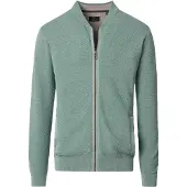 Casamoda Cardigan Zippé Structuré Vert Clair