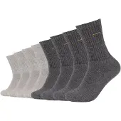 Camano Chaussettes gris foncé / gris chiné / orange