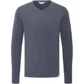 !Solid T-Shirt bleu / blanc