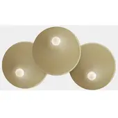 LedsC4 Trip Triple Lampe Murale Big|Big|Big | Gold