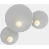 LedsC4 Trip Triple Lampe Murale Small|Big|Small | Grey