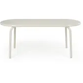 Tom Dixon Groove Grande Table Ovale Extérieur Putty