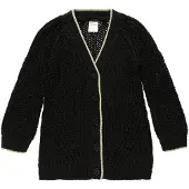 Boboli Long Tricotosa Jacket Noir 16 Years Fille