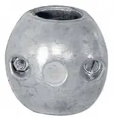 PLASTIMO Zinc Shaft Anode Argenté 45 mm