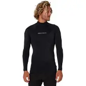 Ocean & Earth Script Long Sleeve Rash Guard Noir M Homme