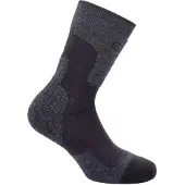 CMP Chaussettes de randonnée en laine mi-hautes noir-titane (36US) 36/38