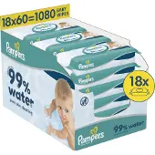 Pampers 99% Water (18 x 60 pcs)