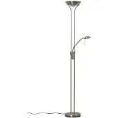 LINDBY Lampadaire , Josefin, dimmable, Gris, Salon / séjour, Métal, Moderne