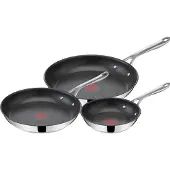 Tefal Jamie Oliver by E304S3 Cook's Direct On Set de 3 poêles à frire | 20, 24, 28cm