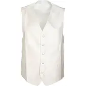 Suitable Gilet de Mariage Col-V Blanc Cassé Blanc cassé taille 52
