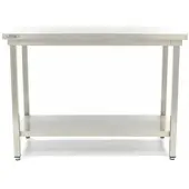 Maxima - Table Gastro en acier inoxydable - 60 x 70 cm - Hauteur réglable