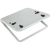 PLASTIMO Aluminium Anodized Hatch Argenté 687 x 687 mm