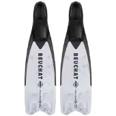 BEUCHAT Mundial One-50 Soft Flex Freediving Fins Gris EU 37-38