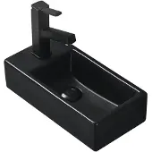 Mexen Lavabo INEZ noir droit 41 cm