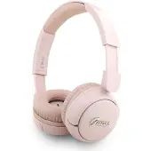 GUESS Logo Script Headphones Rose