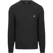 Lyle & Scott Pull Laine d'Agneau Noir