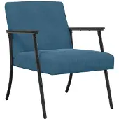 vidaXL fauteuil Bleu 59 x 75 x 78 cm Velours