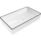 Mexen Lavabo NADIA blanc, rayures noires 60 cm
