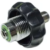 Metalsub Din 200/300 1/4'' Bsp connecteur noir noir One Size