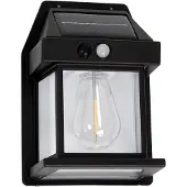 Eko-Light Applique murale solaire SOLARKI 3000K IP44 noir