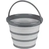 Kampa Seau pliable 10l argent argent One Size