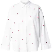 ONLY Chemisier 'CARNew Lina Grace' rouge / blanc