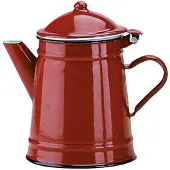 Ibili - Petit électroménager - cafetière émail rouge conique 0.5l ( 9102-0.50-6 )