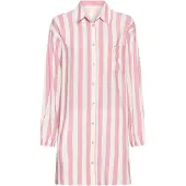 s.Oliver Chemise de nuit rose / blanc