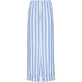 s.Oliver Pantalon de pyjama bleu / blanc cassé