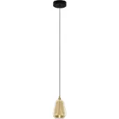 Lyora Suspension design Alish 1 verre ambré clair