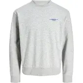 JJ REBEL Sweat-shirt 'JREBHAYDEN' bleu / gris clair / noir