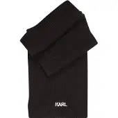 Karl Lagerfeld Écharpe noir / blanc